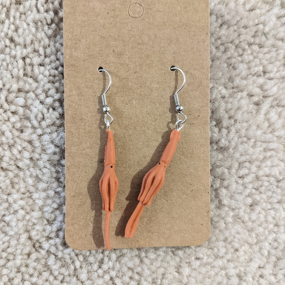 Squid earrings